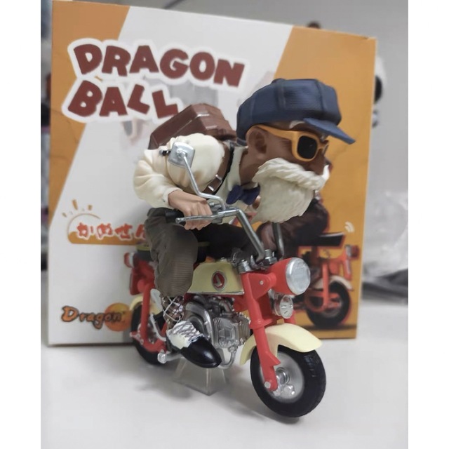 ドラゴンボール　亀仙人＆バイク　15cm PVC製品 フィギュア