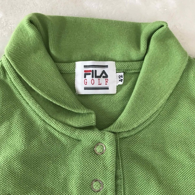 FILA(フィラ)のレア！FILA GOLF フィラ ゴルフウェア ノースリーブ グリーン スポーツ/アウトドアのゴルフ(ウエア)の商品写真