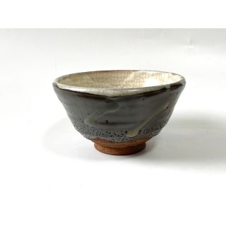 アンティーク 骨董 陶芸 上野焼 源左衛門 茶碗 抹茶碗 共箱-