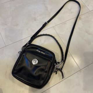 miumiu - miumiu ショルダー ミニバッグ ブラックの通販 by pompon