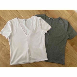 ザラ(ZARA)の美品！ZARAショート丈　セット売り(Tシャツ(半袖/袖なし))