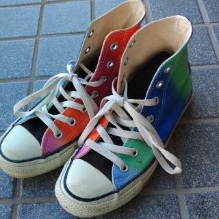 コンバース(CONVERSE)のMiU様専用☆CONVERSE　タイダイ柄ハイカット　23cm(スニーカー)