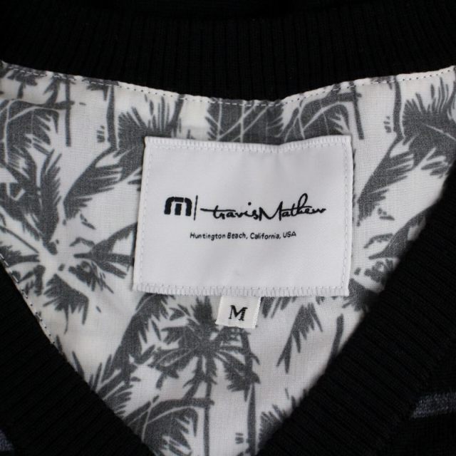 other(アザー)のTravisMathew V-NECK VEST SWEATER M 黒 グレー メンズのトップス(ベスト)の商品写真