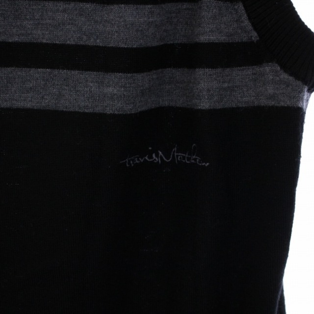 other(アザー)のTravisMathew V-NECK VEST SWEATER M 黒 グレー メンズのトップス(ベスト)の商品写真