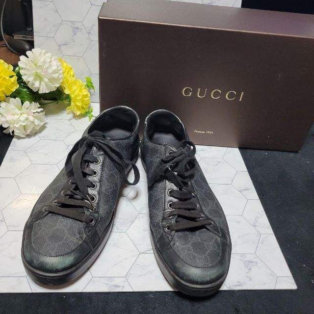 GUCCI 大人気 総柄 ロゴ スニーカー ローファー サンダルお洒落