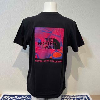 ザノースフェイス(THE NORTH FACE)のL新品ザノースフェイスピンクリボンモデルバックプリント半袖Tシャツ日本未発売(Tシャツ/カットソー(半袖/袖なし))