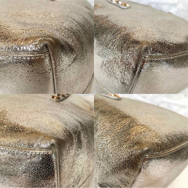 JIMMY CHOO - 【美品】JIMMY CHOO SOFIA/S シャンパンカラー トート