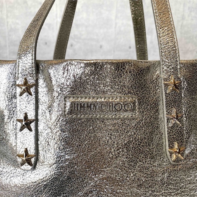 JIMMY CHOO - 【美品】JIMMY CHOO SOFIA/S シャンパンカラー トート