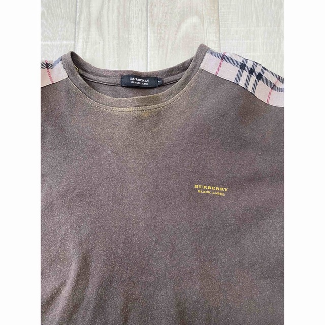 BURBERRY(バーバリー)のバーバリー ブラックレーベル 半袖 古着 サイズm レア品 限定色 メンズのトップス(Tシャツ/カットソー(半袖/袖なし))の商品写真