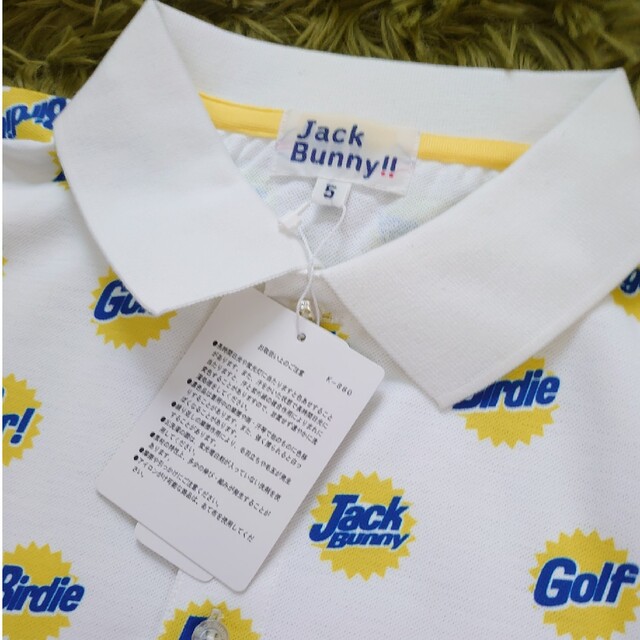 パーリーゲイツ ジャックバニー ゴルフ用ポロシャツ　サイズ5（L）