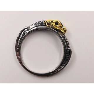 【２７号】スネーク　リング　指輪　メカ　蛇　ヘビ　ストリート　ファッション(リング(指輪))