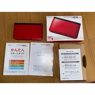 ニンテンドー3DS(ニンテンドー3DS)のNintendo 3DS  LL 本体 レッド/ブラック(携帯用ゲーム機本体)