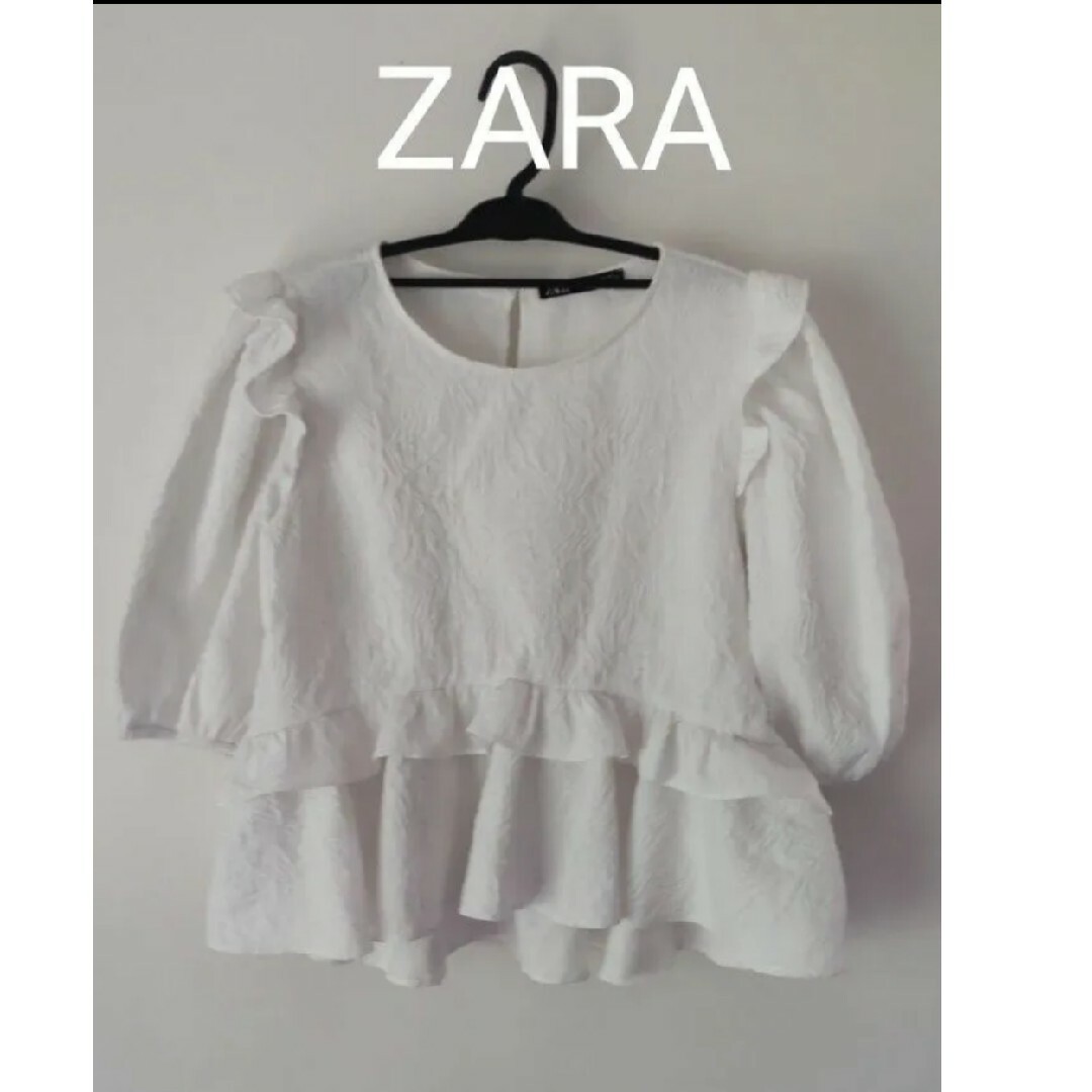 ZARA(ザラ)のZARA 半袖プルオーバー レディースのトップス(シャツ/ブラウス(半袖/袖なし))の商品写真