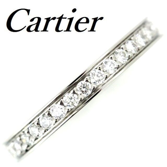 Cartier - カルティエ フルエタニティー ダイヤモンド リング Pt950 ♯46 証明書