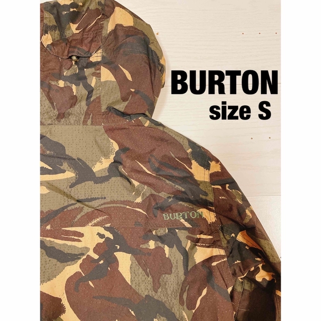 【ほぼ新品】BURTON スキーウェア　マウンテンパーカ　S 2way 迷彩柄