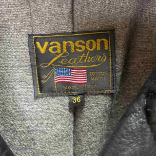 VANSON - バンソン レザージャケット Pコート レミントン 36の通販 by