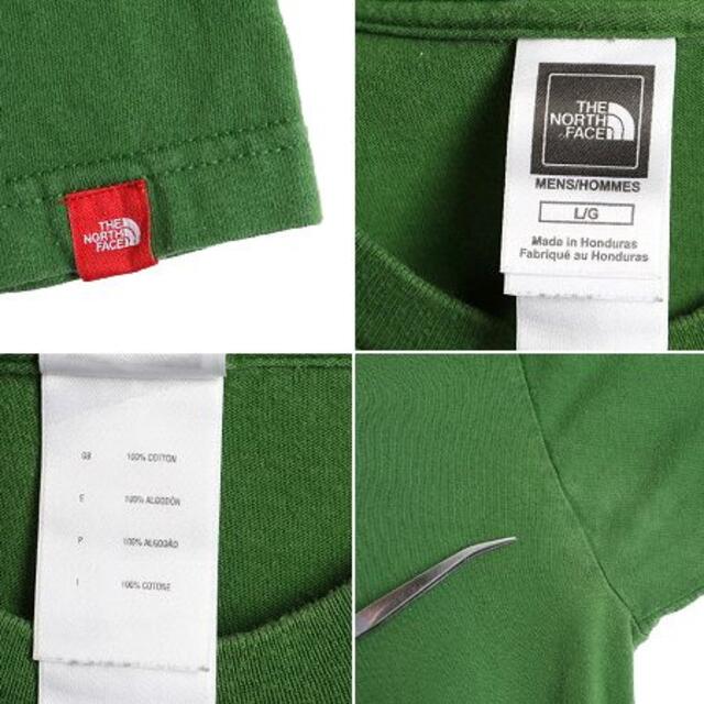 THE NORTH FACE(ザノースフェイス)のノースフェイス ビッグ ロゴ プリント 半袖 Tシャツ アウトドア グリーン L メンズのトップス(Tシャツ/カットソー(半袖/袖なし))の商品写真