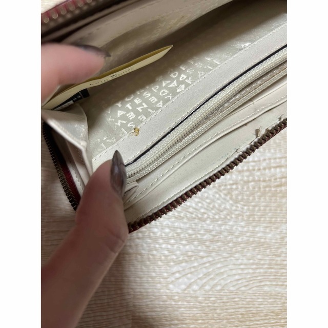 kate spade 財布 赤