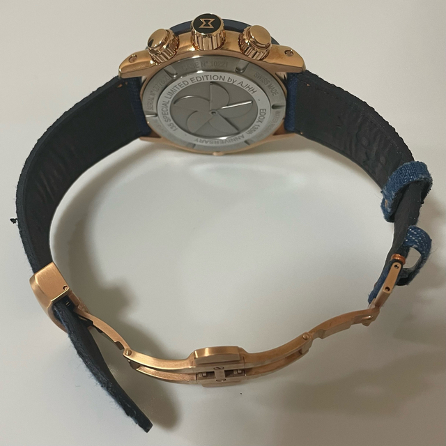 ■135本限定品■EDOX エドックス クロノオフショア1 ダイヤ ネイビー×金