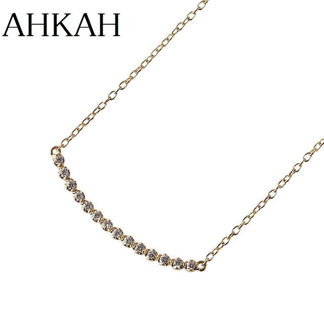 AHKAH(アーカー)のアーカー ダイヤネックレス ビリーブユーロング ダイヤ0.10ct【11800】 レディースのアクセサリー(ネックレス)の商品写真