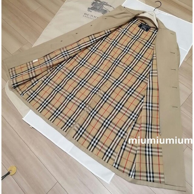 BURBERRY - 本物上質 ステンカラーコート ヴィンテージバーバリーの