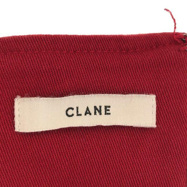 CLANE / クラネ | WIDE STRAP LONG ONE PIECE ワイド ストラップ ロング ワンピース | 2 | レッド | レディース