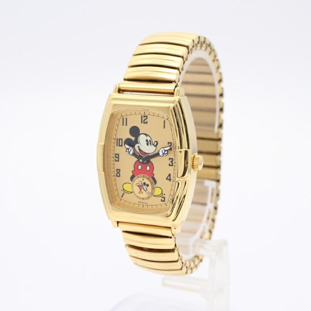 Ron Herman × Disney カリフォルニアドリーミング レディース 腕時計 クオーツ GP ゴールド ゴールド文字盤