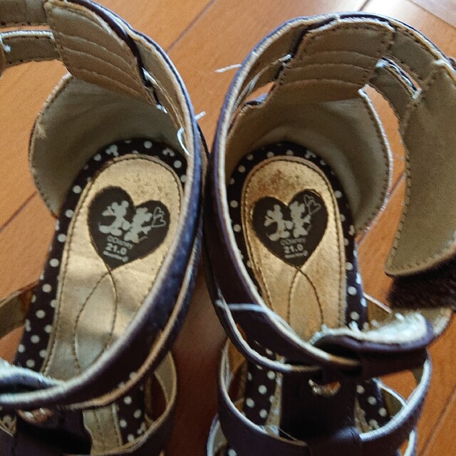 MOONSTAR (ムーンスター)のムーンスター ディズニーサンダル 21㎝ キッズ/ベビー/マタニティのキッズ靴/シューズ(15cm~)(スニーカー)の商品写真