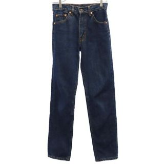 リーバイス(Levi's)のリーバイス 606 ストレート デニムパンツ w27 ネイビー Levis ジーンズ ジーパン レディース 【中古】  【230524】(ショートパンツ)