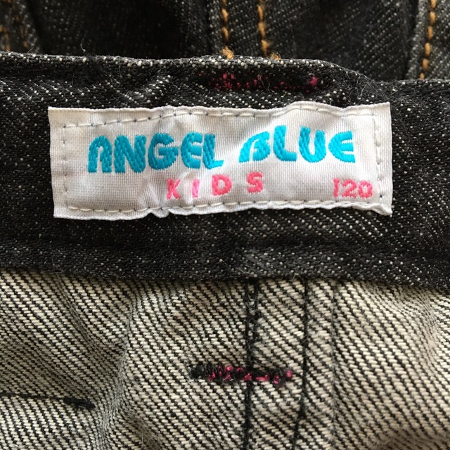 angelblue(エンジェルブルー)のAngel blue エンジェルブルー　デニム ジーンズ（120㎝）黒 キッズ/ベビー/マタニティのキッズ服女の子用(90cm~)(パンツ/スパッツ)の商品写真