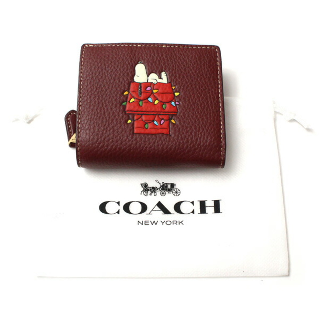 COACH - COACH コーチ PEANUTSコラボ スナップ ウォレット・スヌーピー