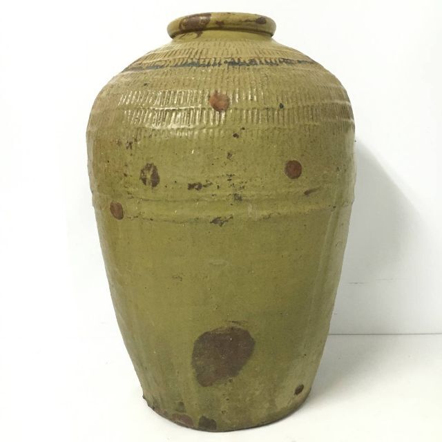 古い甕 二点 紹興酒 壺 花瓶 傘立て ヴィンテージ アンティーク レトロ 壷 7