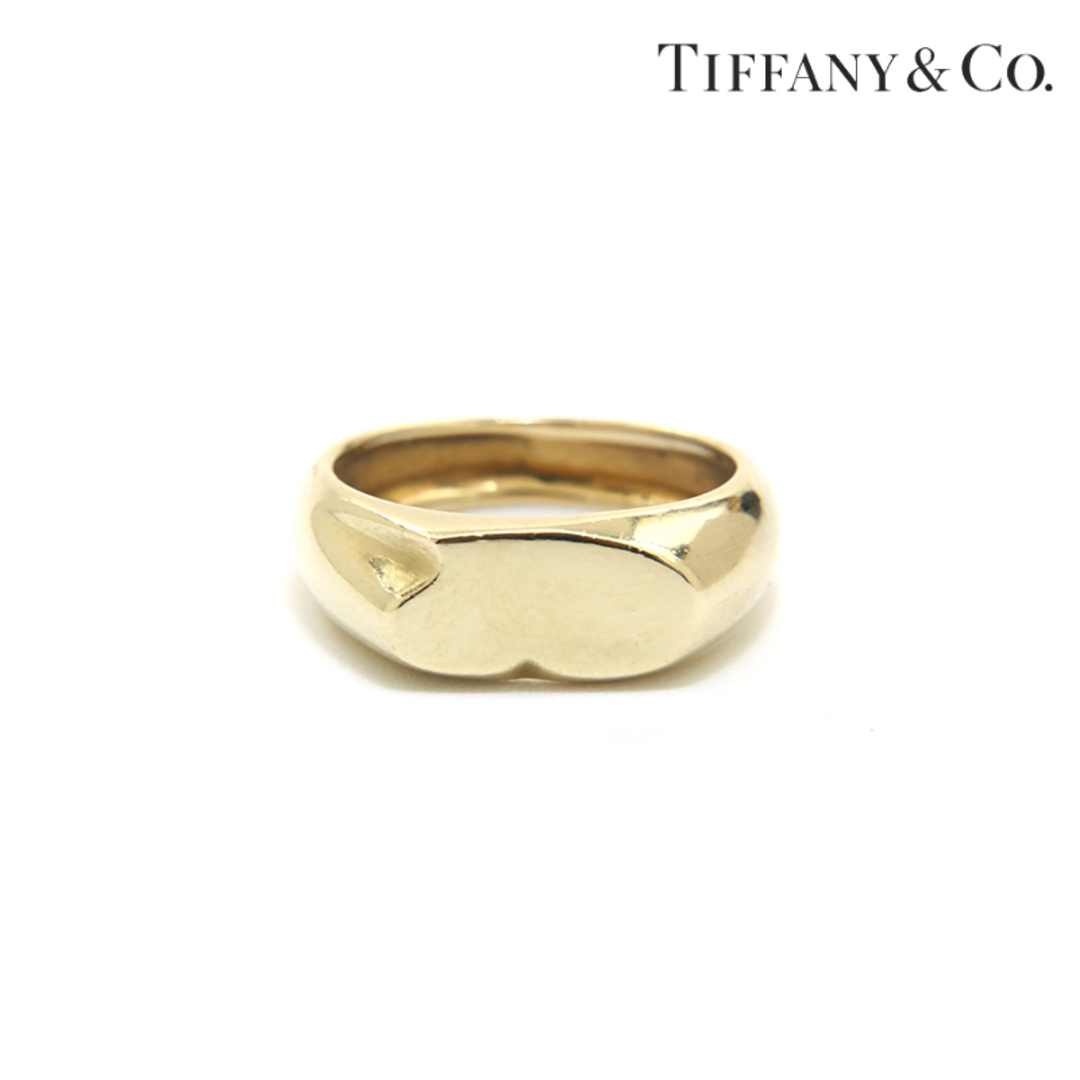 ティファニー TIFFANY&Co. カーブドハート エルサ・ペレッティ YG 750 4.71g 47サイズ 7号 リング・指輪