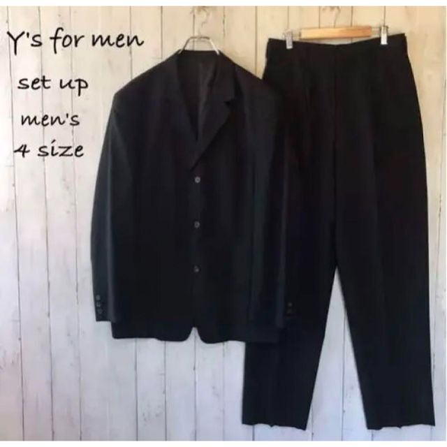 買取案内 Y's for men Yohji Yamamoto スーツセットアップ 黒
