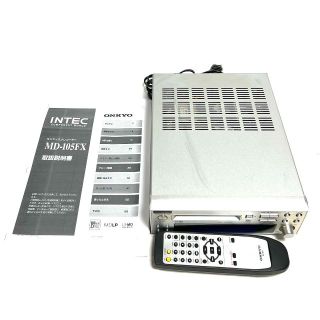 オンキヨー(ONKYO)の☆良品 ONKYO INTEC205 Hi-MDデッキ MD-105FX S(アンプ)