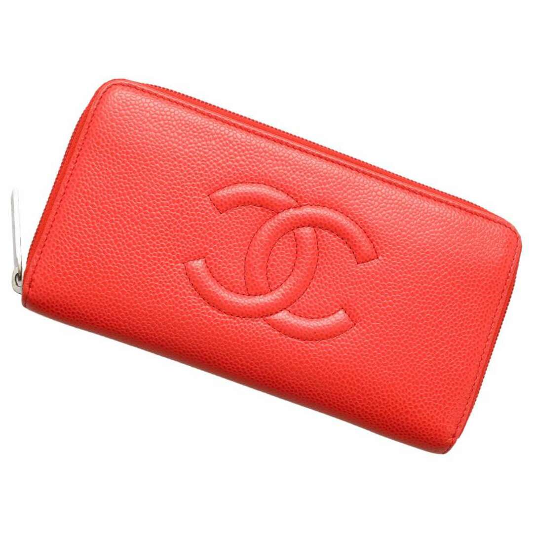 買蔵交換 シャネル 長財布 ココマーク キャビアスキン A50071 CHANEL