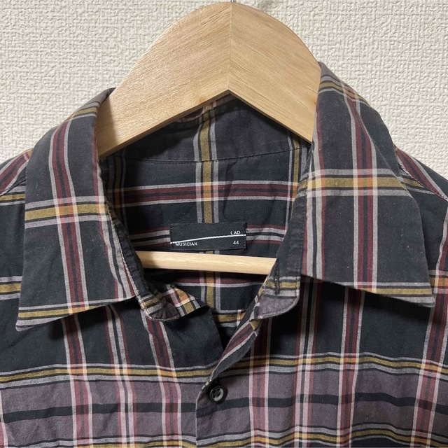 LAD MUSICIAN(ラッドミュージシャン)のラッドミュージシャン　STANDARD SHIRT TARTAN CHECK44 メンズのトップス(シャツ)の商品写真