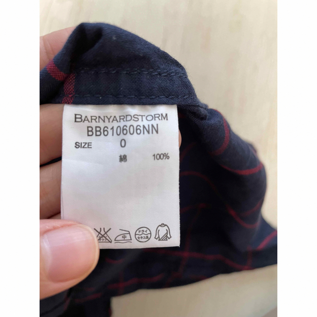 BARNYARDSTORM(バンヤードストーム)の美品　BARNYARD STORM チェックシャツ レディースのトップス(シャツ/ブラウス(長袖/七分))の商品写真