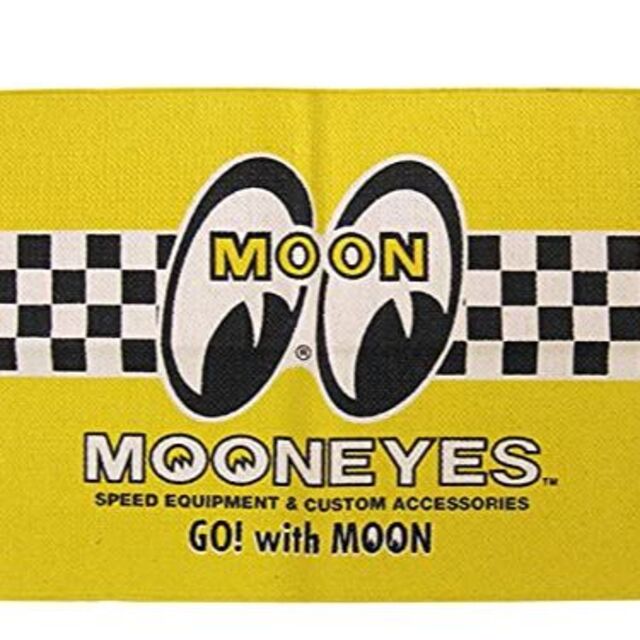 ムーンアイズ コットンマット イエロー MOONEYES フロアマット 玄関マッ