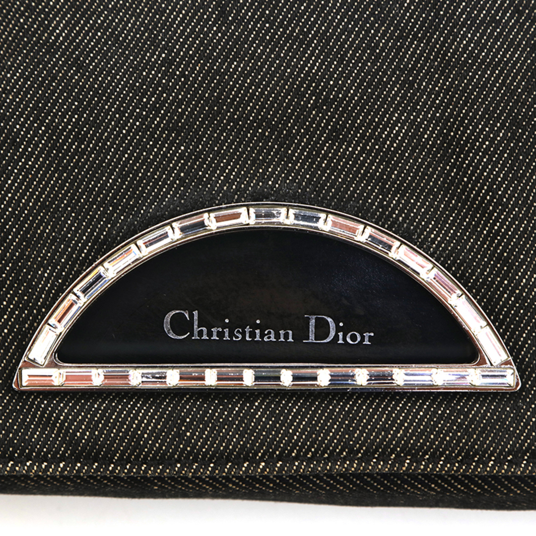 ディオール Dior デニム マリスパール ショルダー ハンドバッグ