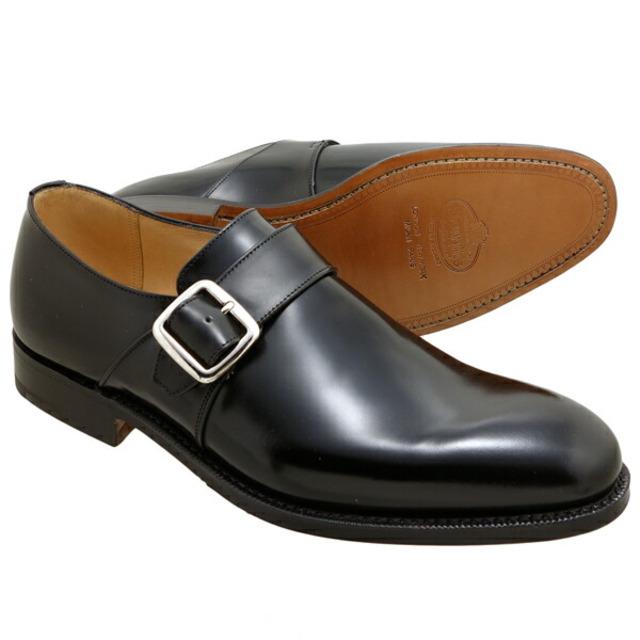 ChurchChurch's チャーチ WESTBURY ウェストバリー レザーソール シングルモンクストラップ BLACK （LAST 173） 【Fitting F】 ≪UK直輸入・正規品