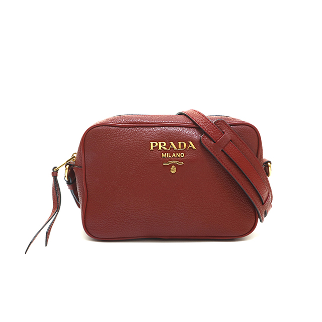 正規品質保証】 - PRADA プラダ ショルダーバッグ レザー ロゴ PRADA