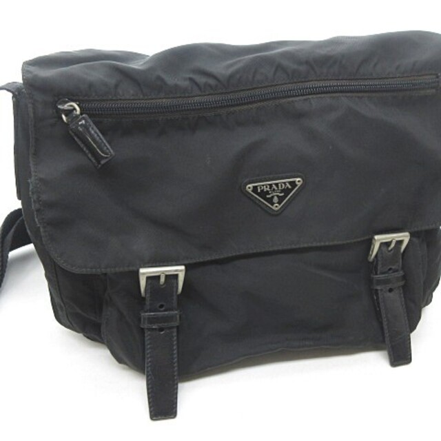 PRADA - プラダ B6671 三角プレート ショルダーバッグ ナイロン ロゴ
