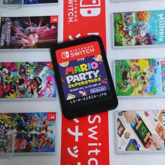 Nintendo Switch(ニンテンドースイッチ)のマリオパーティ スーパースターズ エンタメ/ホビーのゲームソフト/ゲーム機本体(携帯用ゲームソフト)の商品写真