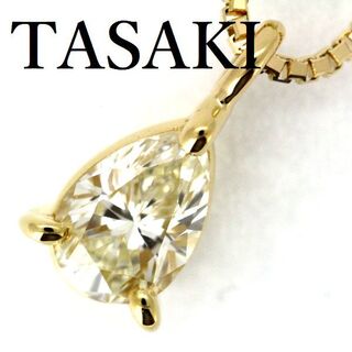 タサキ(TASAKI)の田崎真珠 TASAKI ペアシェイプ ダイヤ 0.51ct ネックレス K18(ネックレス)