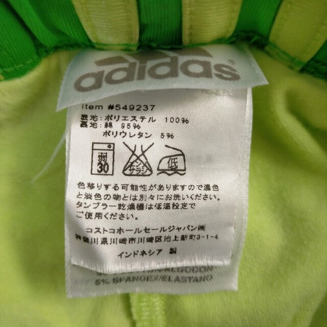 adidas(アディダス)の【adidas】インナー付スカート　size5 キッズ/ベビー/マタニティのキッズ服女の子用(90cm~)(パンツ/スパッツ)の商品写真