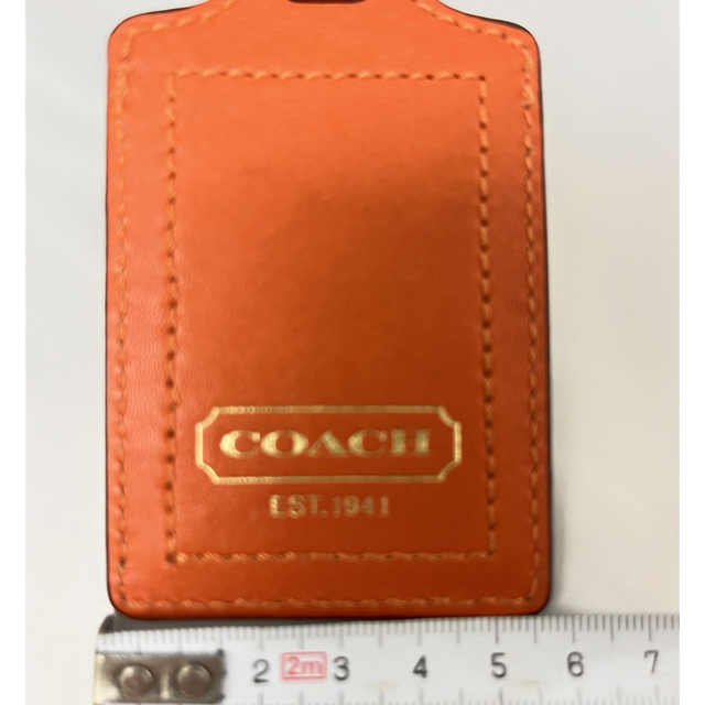 COACH(コーチ)のコーチ ネームタグ ネームプレート coach インテリア/住まい/日用品のインテリア小物(その他)の商品写真