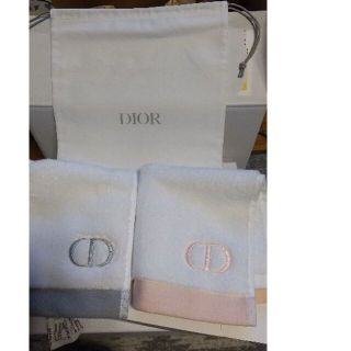 クリスチャンディオール(Christian Dior)の[未使用]ノベルティ  ハンドタオルセット (タオル/バス用品)