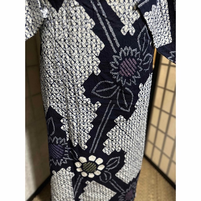 うーたん様専用2点セット!身幅LL❣️浴衣逸品美品有松鳴海絞り浴衣