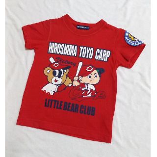 ヒロシマトウヨウカープ(広島東洋カープ)の広島東洋カープ　広島カープ　子供　キッズ　Tシャツ　クマ　100(Tシャツ/カットソー)